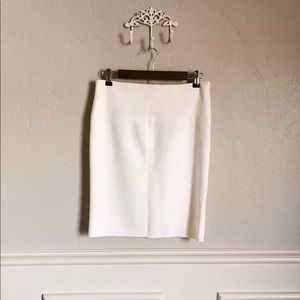 White pencil skirt